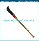 12&quot; bush hook with 36&quot; straight wood handle, ditch bank blade factory from china