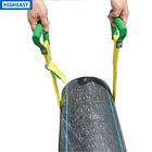 HIGHEASY manual handling aids double handle, 1.5m length, yellow black color, pipe, ironwork and tubing sections lifting