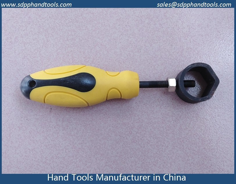 Holds punches, chisels and other tools when striking with a hammer hard