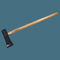 splitting axe with hickory handle, splitting mauls with hickory wood handle