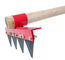 wildfire rake-forest fire tool, 4 teeth rake with 60" ash wood handle, China manufacturer high quality