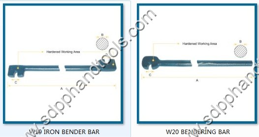W03 WRECKING-BAR pry bar-OCTAGONAL shank, claw and chisel point,