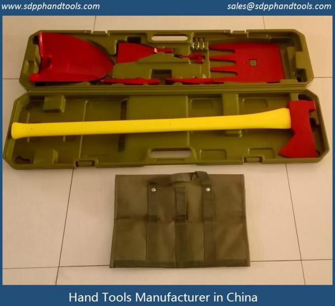 An ax, shovel, Mattock, picks, rake, hoe and more all in one, it accommodates seven tools onto a single polyglass handle
