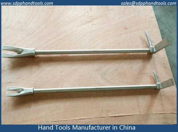 Hooligan tool with standard claw Pike & Ducbail, Machine grooved non-slip grip round handle