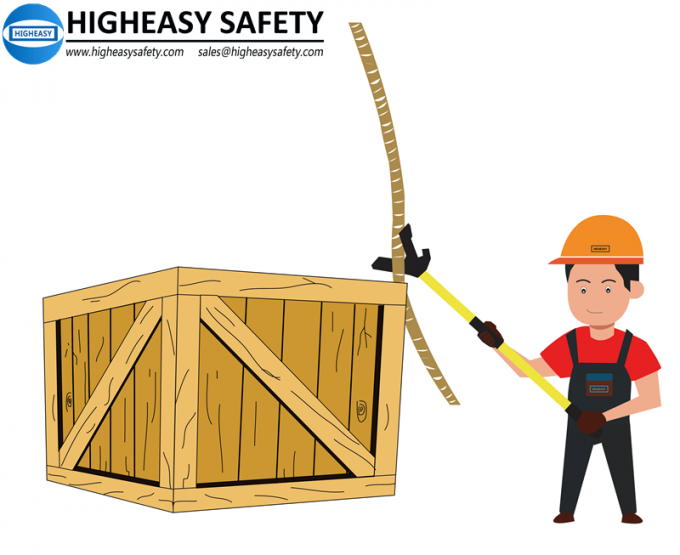 Push pull pole for general cargo Push pole with rubber head Non