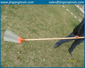 Metal fire swatter with long wood handle