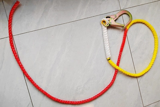 15ft No Tangle tagline With Snap Hook, Higheasy offshore tagline,High visibility red or orange coated