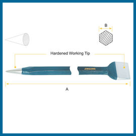 Big Blade Digger Bar, pencil point and shovel crow bar, crow bar with shovel