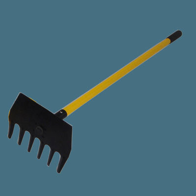 Mcleod rake with fiberglass handle