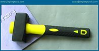 German type stoning hammer,double color plastic coated fiber glass handle