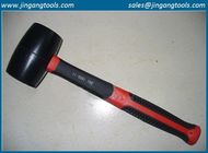 rubber mallet wooden handle,black head