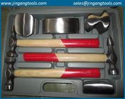 Auto repair hammer set with wooden handle
