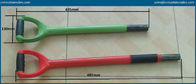 plastic D grip shovel long handle, shovel/spade plastic long handle