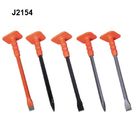 J2154 stone chisel/cold chisel with PVC guard handle