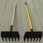 MCLEOD, fire rake, 3.1/2&quot; teeth, 9&quot;x9.3/4&quot; blade, fiberglass handle,wood handle