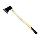 A613 axe with hickory handle, 45# carbon steel forged, heat treatment