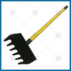 LH105F01 high quality Mcleod rake with fiber glass tube handle, rakho blade, rake and hoe