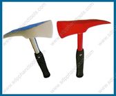 chrome plated pick head axe with insulate rubber handle, insulate fire fighting axe