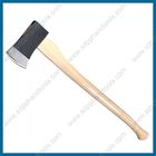 axe with wood handle, hatchet with wood handle, ash handle axe, hickory handle axe