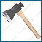 claw hatchet with wooden handle with clear lacquer coating, claw axe supplier from china, wood working axe