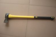 wedge axe with fiberglass handle, 1kg, 2kg, 3kg, wood splitting axe factory supplier from china