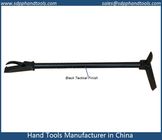 Hooligan tool with metal cutting claw, Machine grooved non-slip grip round handle, black surface