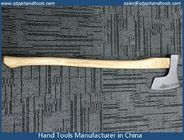 high quality steel forged bearded axe/hatchet with wooden handle, axes hatchets factory from China