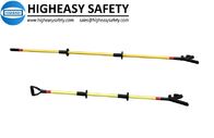 safety push pull stick with stiffy tooling head D handle or straight handle, 42&quot; 50&quot; 72&quot; 90&quot; push pull pole rod