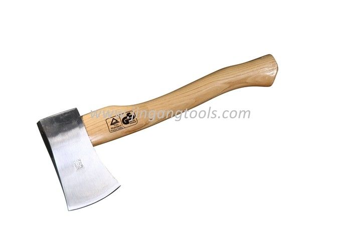 Felling axe with wooden handle, forged axe head, ash wooden axe handle, 1LB-6LB axe head