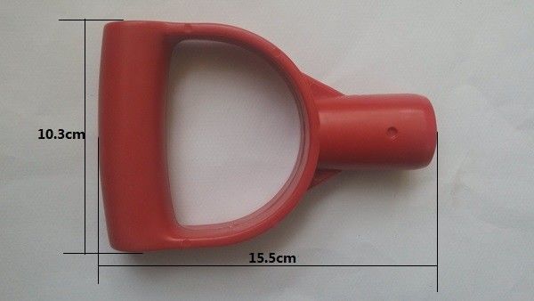 children shovel/spade handle D grip red color Plastic handle grip