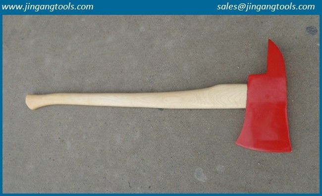 fire fighting axe with wooden handle,3LB 3.5LB, 4LB, 6LB, ash handle, hickory handle