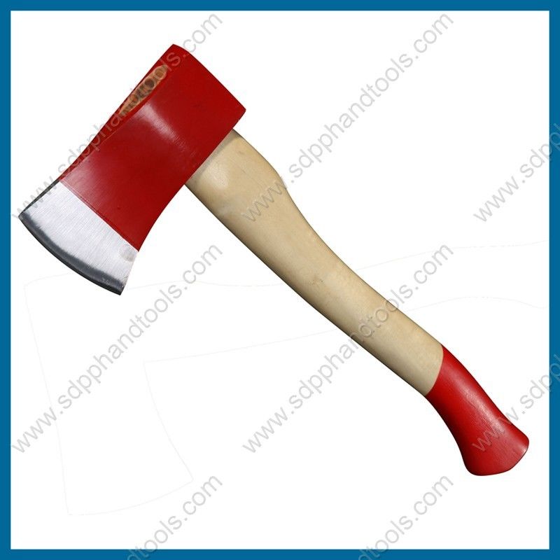 axe with wood handle, hatchet with wood handle, ash handle axe, hickory handle axe