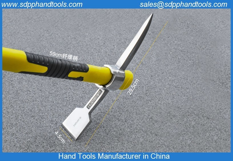 Stainless steel pickaxe, hoe, doubleheaded stainless steel chisel axe