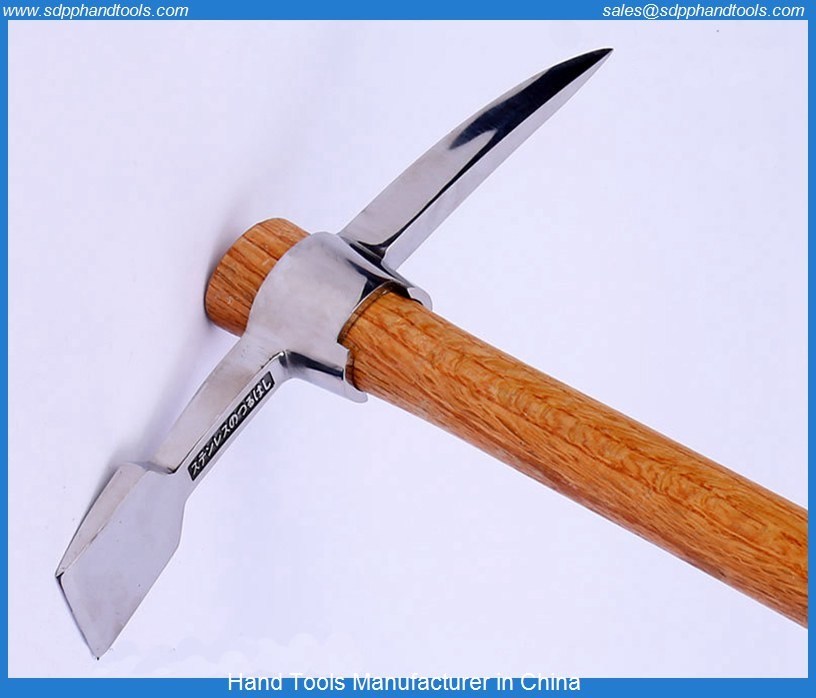 Stainless steel pickaxe,stainless steel chisel axe hoe,mountain