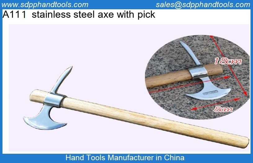 Stainless steel hatchet axe, camping axe stainless steel materials