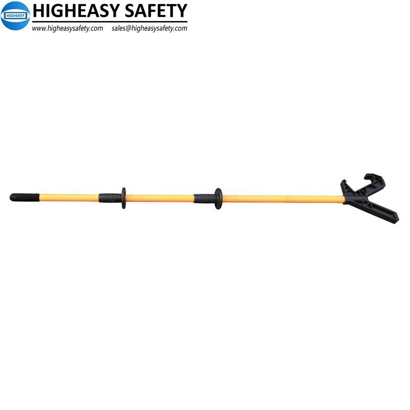 push pull pole with anti-fall safety hook Push pull safety hook with D grip handle SHST90R-HIGHEASY push pole rod