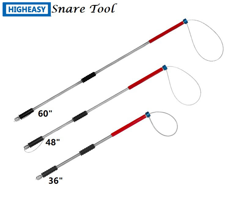 HIGHEASY Snare Tool, 36&quot; Dual Release Snare Tool, Quick Release Snare tool, Aluminum Handle, HST2-36