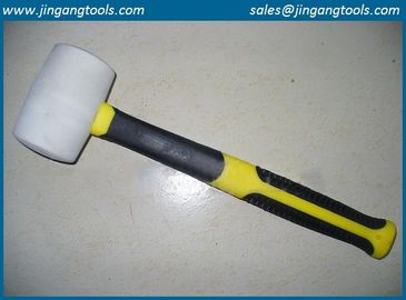 rubber mallet wooden handle,black head