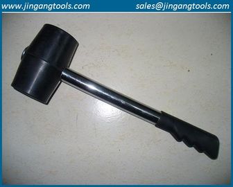 Steel Pipe Handle Rubber Hammer,  steel handle, steel pipe handle with hook