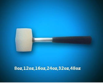 Steel Pipe Handle Rubber Hammer,  steel handle, steel pipe handle with hook