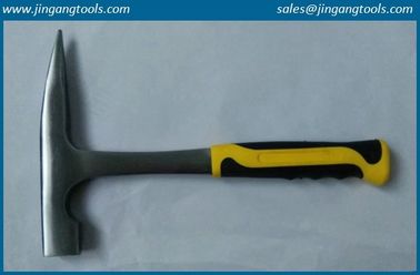 Masons hammer, steel tube handle TPR grip