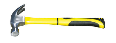 Claw hammer with fiberglass handle