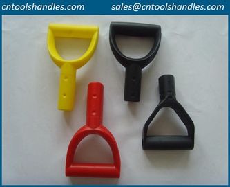 spade D grip handle, red color D shovel handle