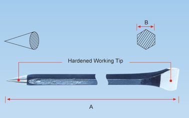 Digging Bar - Hex Shank, hex shank digger bar