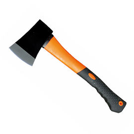 A601 single bit axe with plastic coated rubber grip handle,45# carbon steel, forged, heat treatment