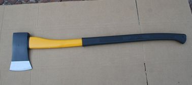 A601 long fiber glass handle axe, felling axe with fiberglass handle, 45#, 65mn, drop forged