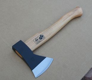 A613 axe with hickory handle, 45# carbon steel forged, heat treatment