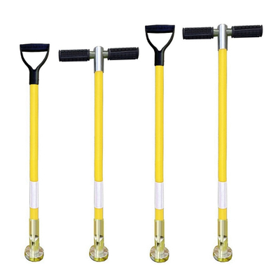 Hands off, No Touch magnetic load control safety tool safe T Stik yellow fiberglass handle T grip or D grip