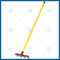 LH106F01 forestry fire rake with 60 inch fiberglass handle, forestry fire fighting tool, fire rake replacement teeth