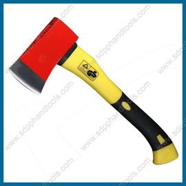 GS axe with fiberglass handle, felling axe with fiber handle, single bit axe, camping axe with handle
